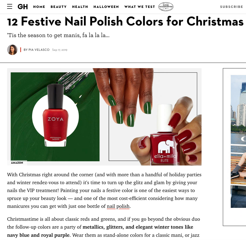 40+ Christmas Nail Art Designs for Short and Medium Nails - Bellatory